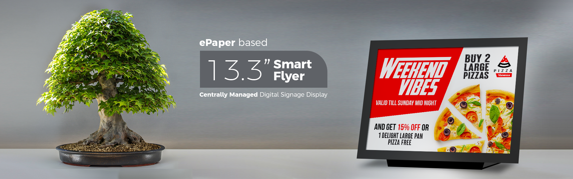 31.5 Inch Ceiling Hanging ePoster